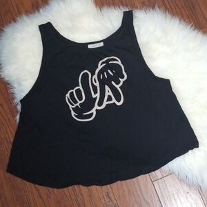 Ambiance LA Mickey Mouse Crop Tank Top